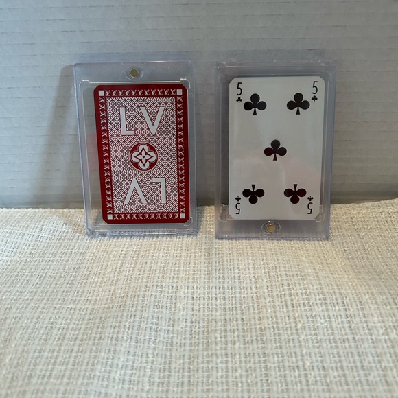 Louis Vuitton Other - Louis Vuitton 5 ♣️ Playing Card in magnetic protective case.